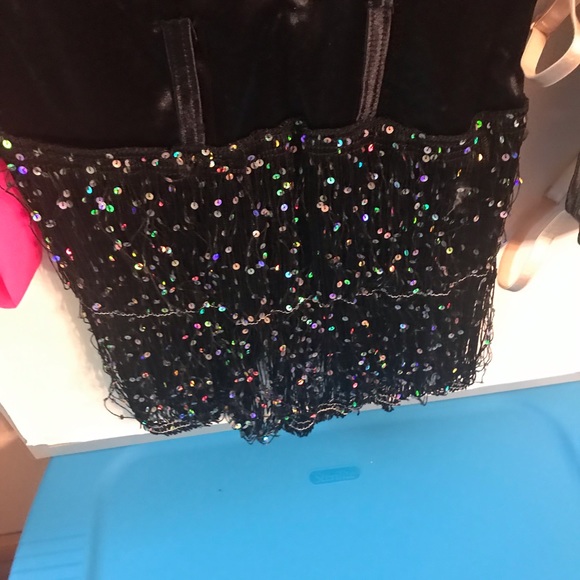 Black and Fuchsia 6 piece dance costume - Picture 2 of 5